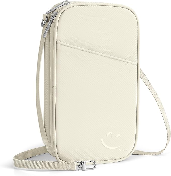 Travelkin 2-in-1 Passport Holder & Travel Organizer for Family with RFID Blocking, Multiple Passport Wallet for Men Women, Travel document holder for Credit Cards, Cash, and Electronic Essentials