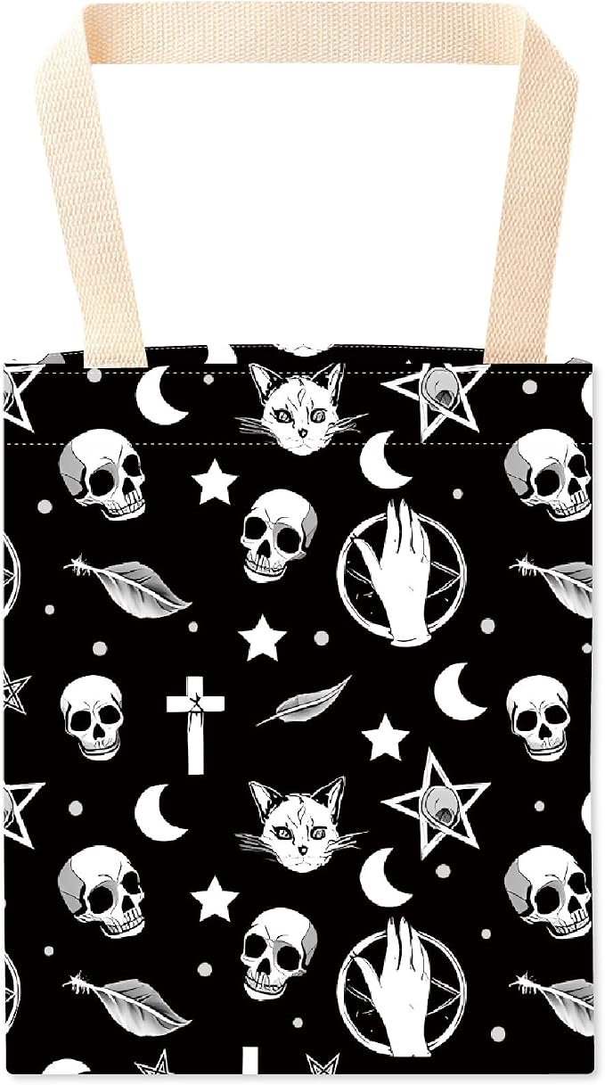 CREATCABIN Car Garbage Bag Car Trash Bag Hanging Back Seat Organizer Trash Can Bin Cute Printed One-Handed Strap Garbage for Car Accessories Decor Vehicle SUV Travelling Camping Outdoor 11.8x9.84 Inch