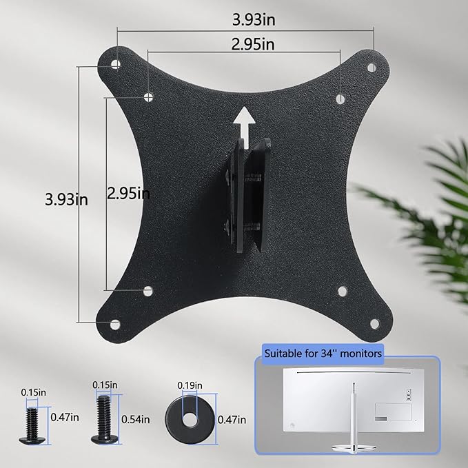CJ791 VESA Mount Adapter Compatible with Samsung CJ79 Series, CF79 Series Curved Widescreen Monitor (Fits 34" CJ791?�C34J791?�LC34J791??4" CF791?�C34F791?�LC34F791 Monitor Wall Mount)