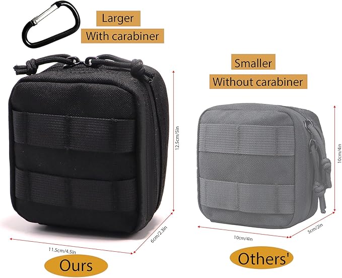 Mini Tactical Molle EDC Belt Admin Pouches Compact Tool Utility Waist Pouches