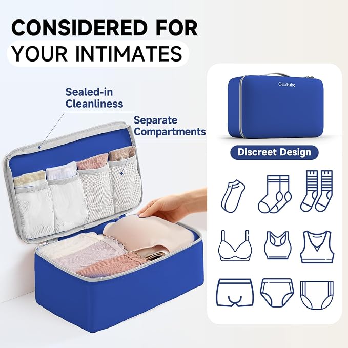 OlarHike 11 Set Packing Cubes for Travel, Gifts for Women Mom,Anti-Tearing Suitcase Organizer with Over 1000 pcs Mesh Holes,Vacation Essentials & Accessories for Cruise Ship