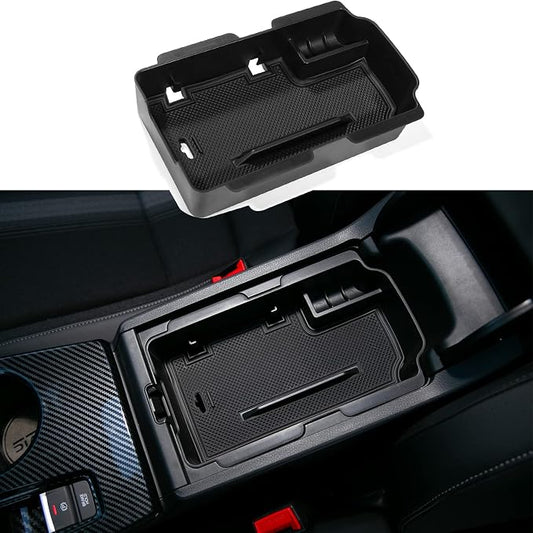 CKE Armrest Box for 11th Gen Civic with CVT Car Center Console Box Storage Organizer Armrest Cover Tray Insert Compatible with Honda Civic 2026 2025 2024 2023 2022 Accessories