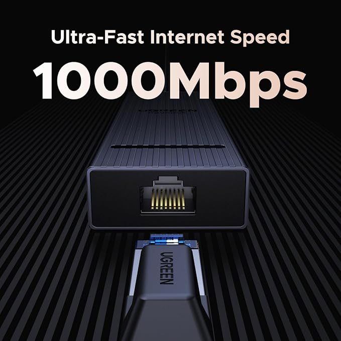 UGREEN Revodok Pro 6 in 1 USB C Hub Gigabit Ethernet Adapter with 4K 60Hz HDMI, 100W PD Charging, 10Gbps USB A&C 3.2 Data Ports Compatible with Mac M1, M2, M3, iPad, iPhone 16 Pro/Pro Max, Steam Deck