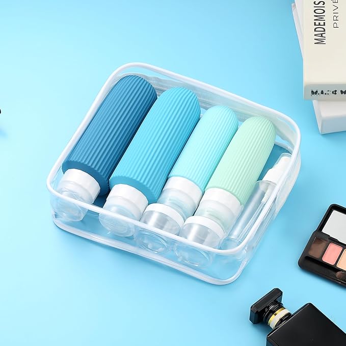 Mrsdry 16 Pack Travel Bottles for Toiletries, Large 6oz Silicone Travel Containers, Leak Proof Refillable Liquid Shampoo And Conditioner Travel Essentials
