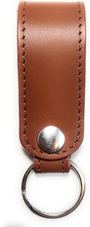 Key Chain Genuine Leather Car Keychain for Belt, Universal Key Fob Keychain Holder for Men and Women