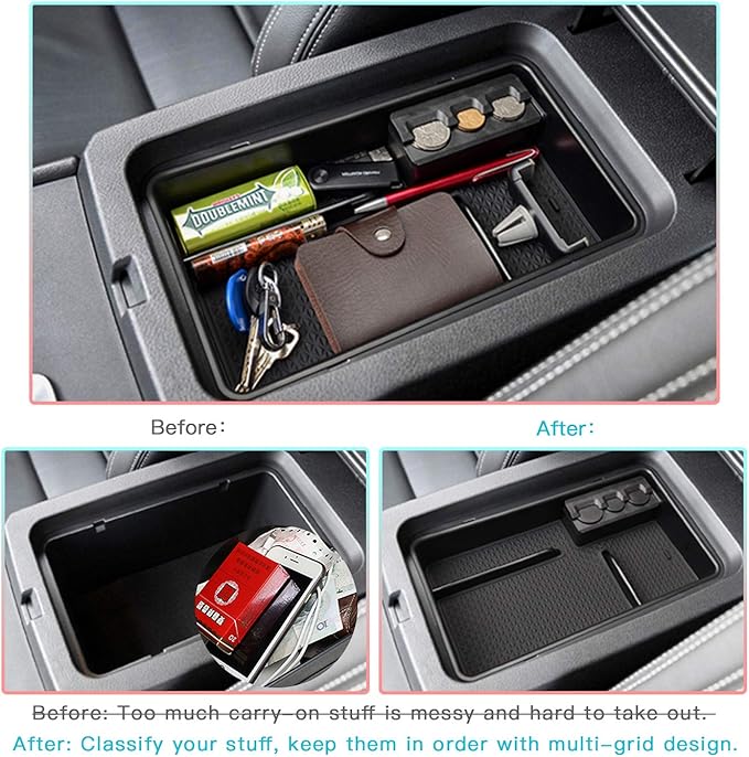 CDEFG Center Console Accessory Organizer for 2019 2020 2021 2022 2023 2024 2025 Nissan Altima, Middle Console Armrest Insert Tray Coin Container Storage Box 2019-2025 Altima Accessories