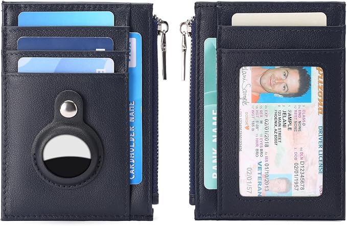 FALAN MULE Slim Minimalist Front Pocket Wallet, RFID Blocking Card Holder Wallet