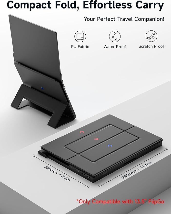 JSAUX Leather Stand for FlipGo 13.5" Portable Monitor
