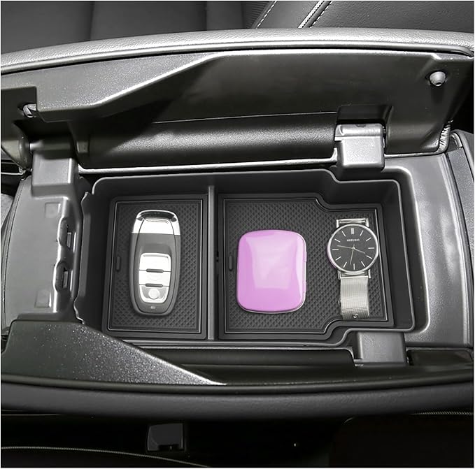 SXCY for 2024 2025 2026 Buick Envision Center Console Organizer for 2024 2025 2026 Buick Envision Accessories Console Tray for 2024 2025 2026 Envision Armrest Storage Console Organizer (Black)