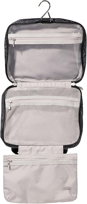 Baggallini Hanging Travel Toiletry Kit - Lightweight 6x10 Inch Makeup Bag