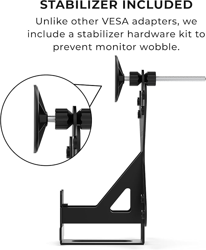 HumanCentric VESA Mount Adapter Bracket, VESA Adapter Compatible with Acer Monitor R240HY bidx, R221Q, R271, SB220Q, R241Y, RT240Y, RT270, SA220Q, SA230 bi, SA240Y, SA270 Bbix, SB230, SB240Y
