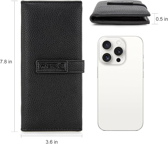 Montana West X Wrangler Wallets Women RFID Blocking Bifold Wallets, Card Cases & Money Organizers Clutch Wallet