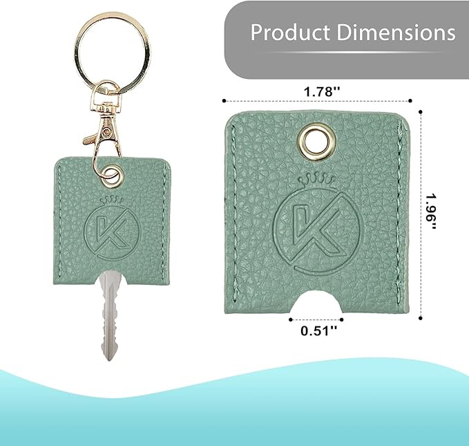 Soft Leather Key Sleeve, 3pcs Keychain Key Fod, Protector for Broken Car Keys