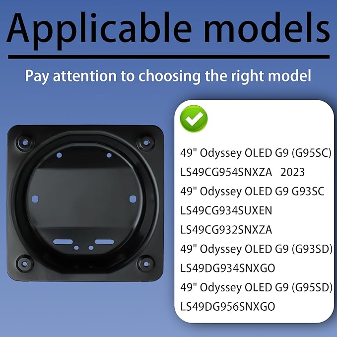 OLED Odyssey G9 Mount Compatible with Samsung OLED Odyssey G9 49'' Monitor(Fits LS49CG954SNXZA,LS49CG932SNXZA,LS49DG934SNXGO,LS49DG956SNXGO)
