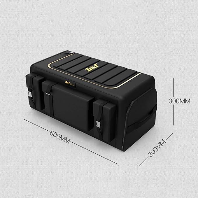 Car Trunk Organizer, Storage Box Large Capacity with 3 Layers Collapsible Auto Accessories for SUV Trunk Storage (#1)