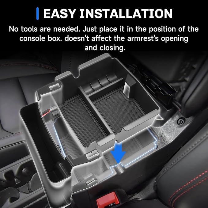 SXCY [4PCS Tray for 2025 2026 Jeep Wrangler Center Console Organizer for 2018-2026 Jeep Wrangler Accessories [2 Armrest Tray+Privacy Storage+Door Storage] 2023-2025 2026 Wrangler Console Organizer