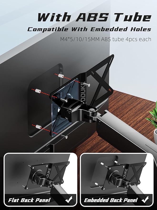 Dual VESA Panel Mini PC Expansion Board Monitor Bracket, Suitable for 75x75/100x100 mm Hole Pitch Bracket and Arm Extended, Compatible with NUC Mini PC Computer Thin Client Stand-A-MAXB
