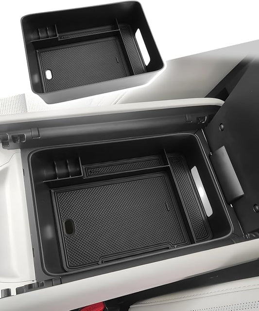 CDEFG for 2024 2025 2026 Hyundai Santa Fe Center Console Organizer Tray Armrest Storage Middle Console Insert Accessories