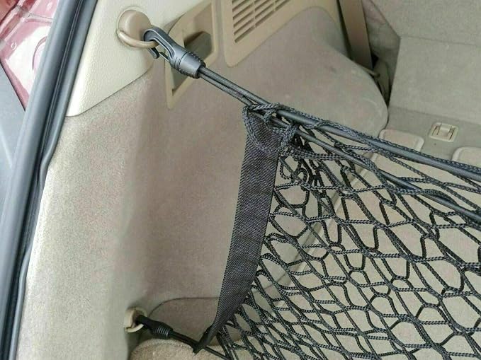 Trunk Organizer Cargo Net for Nissan Murano 2003-2014 – Envelope Style Cargo Net for SUV-Premium Mesh Elastic Car Trunk Organizer Vehicle Carrier Storage - Compatible with Murano