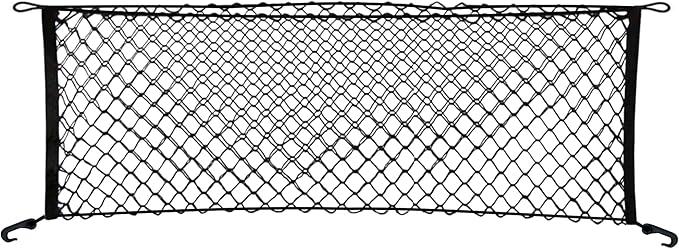 Envelope Style Automotive Elastic Trunk Mesh Cargo Net for Toyota Sequoia 2008-2026 - Premium Trunk Organizer and Storage - Luggage Net for SUV - Best Car Organizer for Toyota Sequoia