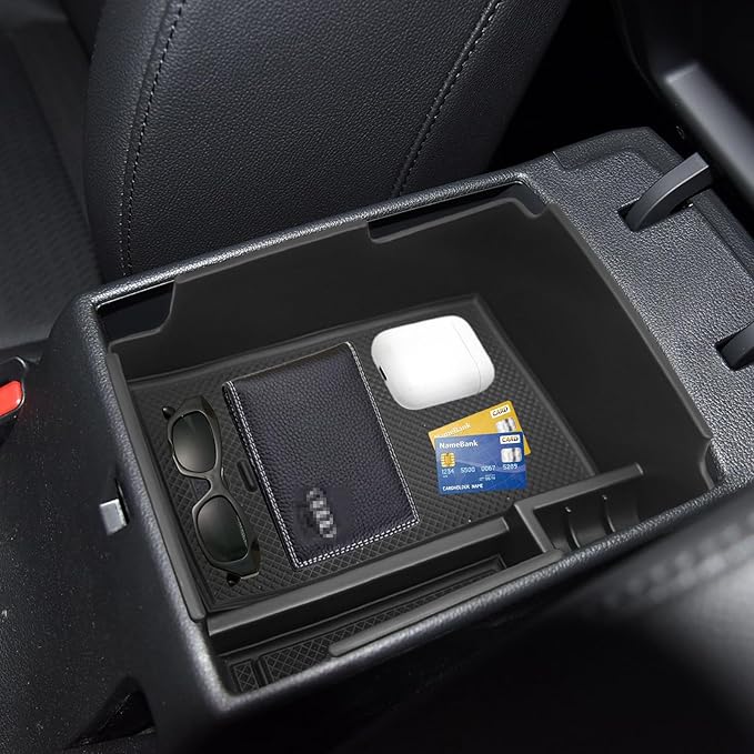Bilisin Center Console Organizer Compatible with Hyundai Elantra 2017-2020 ABS Material Insert Tray Armrest Box Interior Accessories