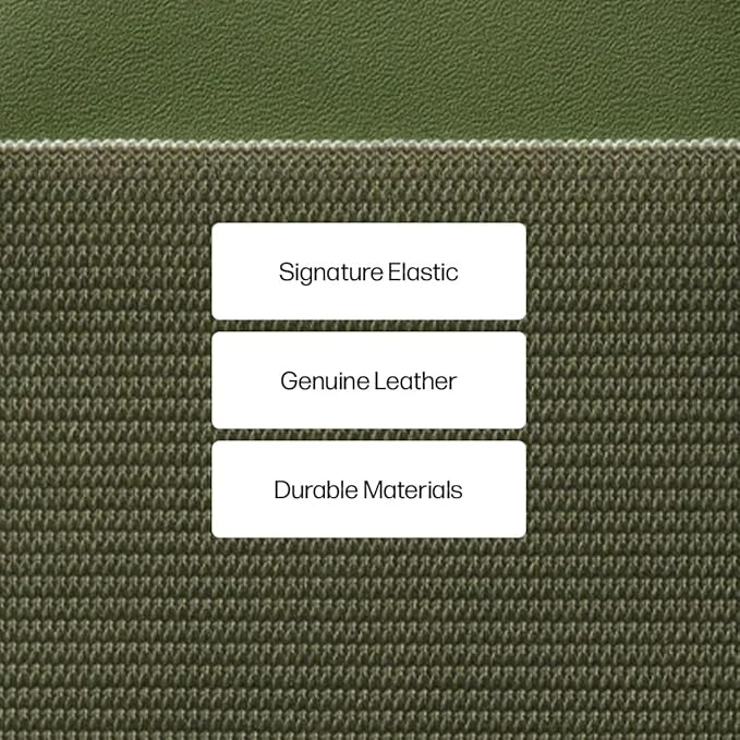 Thread Wallets Ultra Slim Minimalist Leather Card Holder Wallet (Olive)