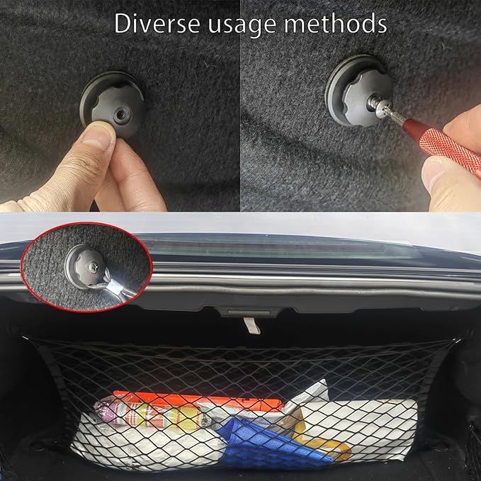 Goods Nets 41 x 30 Inch Cargo Net Luggage Net Storage Net with Hooks Small Mesh Cargo Net for Car Trunk Accessories Trunk Organization & Secure Cargo Storage