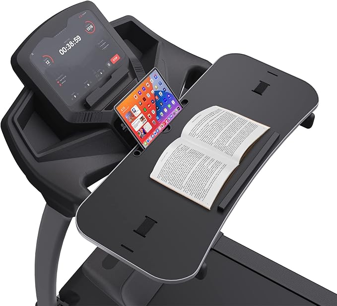 Miden Treadmill Desk Attachment, Universal Laptop Desk for Walking Treadmill, Ergonomic Workstation for Home Office Walking Pad, Notebook/Tablet Stand for Handlebars up to 36", Walk While You Type!