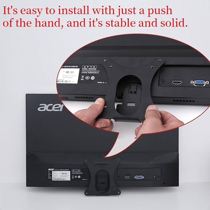 SB220Q VESA Adapter Compatible with Acer SA220Q,SA230,SA240Y,SA270,SB230,SB240Y,SB270,HA220Q,HA270,R221Q,R231,R241Y,RT240Y,RT270,R271,RT270,H226HQL,H236HL,H276HL,G227HQL,G237HL,G247HYL,G257HU,G257HL