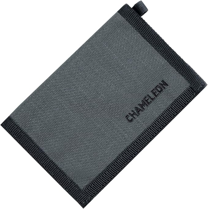 Chameleon Bifold Mens Nylon Wallet-Military Tactical Men Wallet- Canvas Thin Front Pocket Travel Bi-Fold Wallet-Best Nylon Travel Pouch