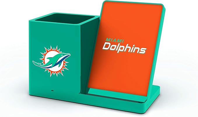 SOAR NFL Unisex Wireless Charging Stand and Desktop Organizer