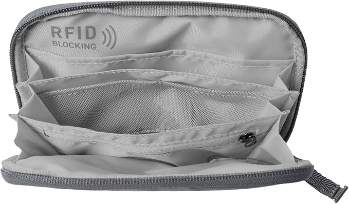 Eagle Creek Stash RFID Passport Wallet – Slim Travel Organizer with RFID Blocking – Secure Storage for Passport, Cards & Cash – Lightweight & Water-Resistant – Unisex – Black