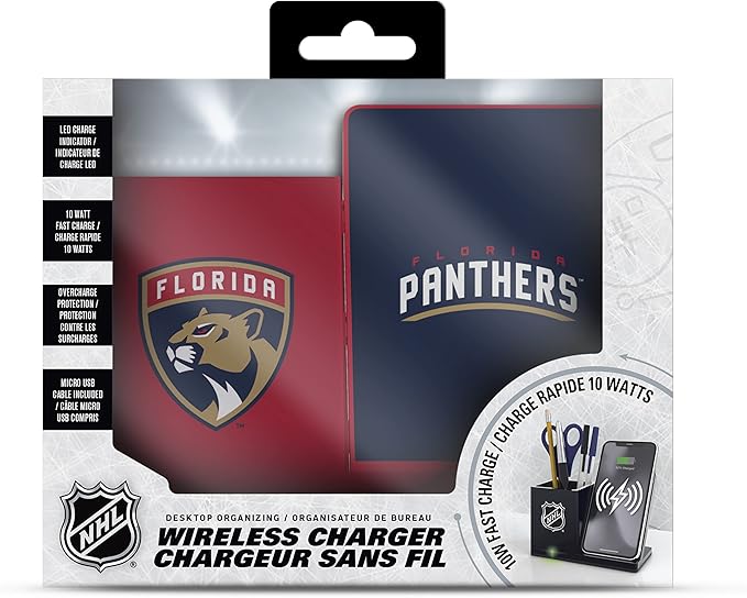 SOAR NHL Wireless Charger and Desktop Organizer