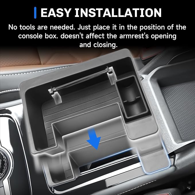 SXCY for 2025 2026 VW Tiguan Center Console Organizer for 2025 2026 Volkswagen Tiguan Accessories for 2025 2026 VW Tiguan Front Console Tray 2025 2026 Tiguan Console Organizer