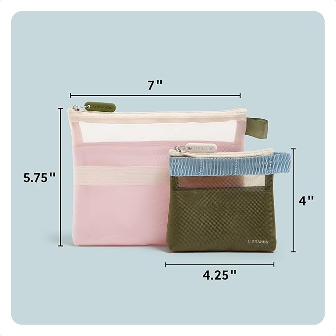 U Brands Tech Pouch Combo, Set of 2