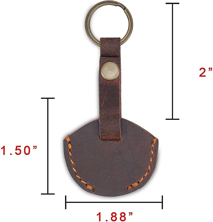 Handmade Leather Keyholder, Keychain, Keyring, Vintage Brown Key Sleeve, Stylish Key Ring Holder, Elegant Leather Key Cover, Durable Key Accessories, Handcrafted LeatherKey Case