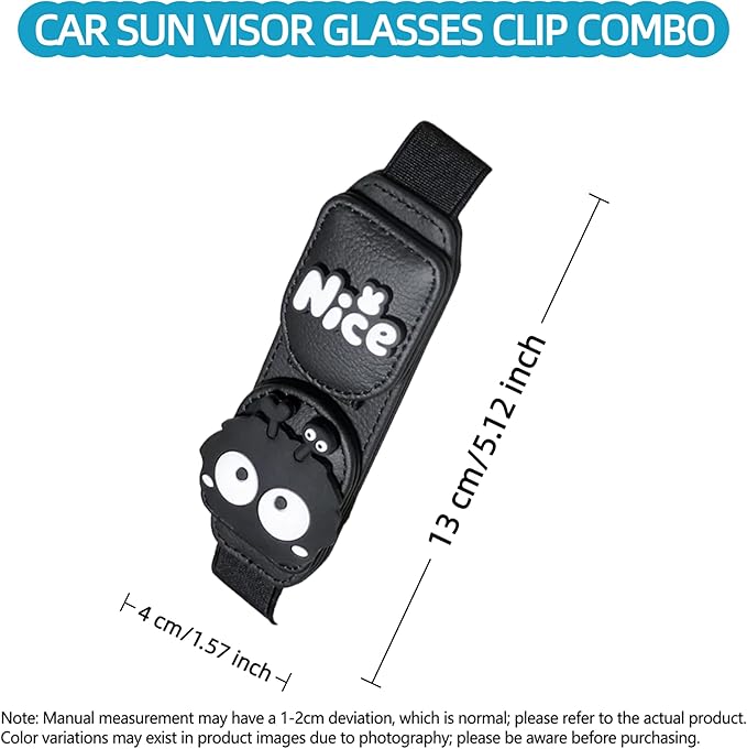 Car Sunglasses Holder Eyeglass Clip with Sun Visor Storage for Cards Magnetic Eyewear Clamp Car Decor