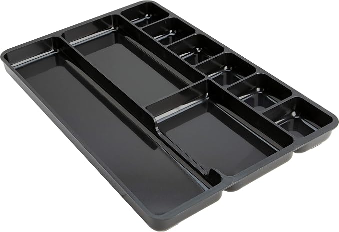 1InTheOffice Desk Drawer Organizer 9-compartment Drawer Tray Organizer (2 Pack)