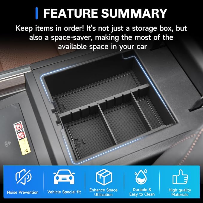 SXCY 3PCS for 2024-2026 Lexus GX550 Center Console Organizer for 2024 2025 2026 Lexus GX550 Accessories [Armrest Console Tray+Cupholder+Privacy Tray] 2024+ GX550 Armrest Insert Storage Organizer