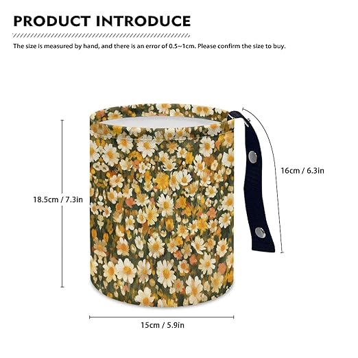 Black Cat Maple Leaf Pumpkin Car Front Seat Can Leak Proof Front Seat Back Seat Garbage Container Bag Kitchen Rubbish Bin Fashion Vehicle Organization Bin, Easy to Use