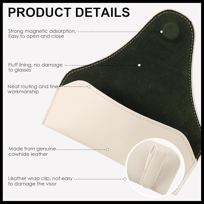 Sunglass Holder for Car Visor, Car Sunglasses Holder Eyeglasses Holder for Visor Accessories