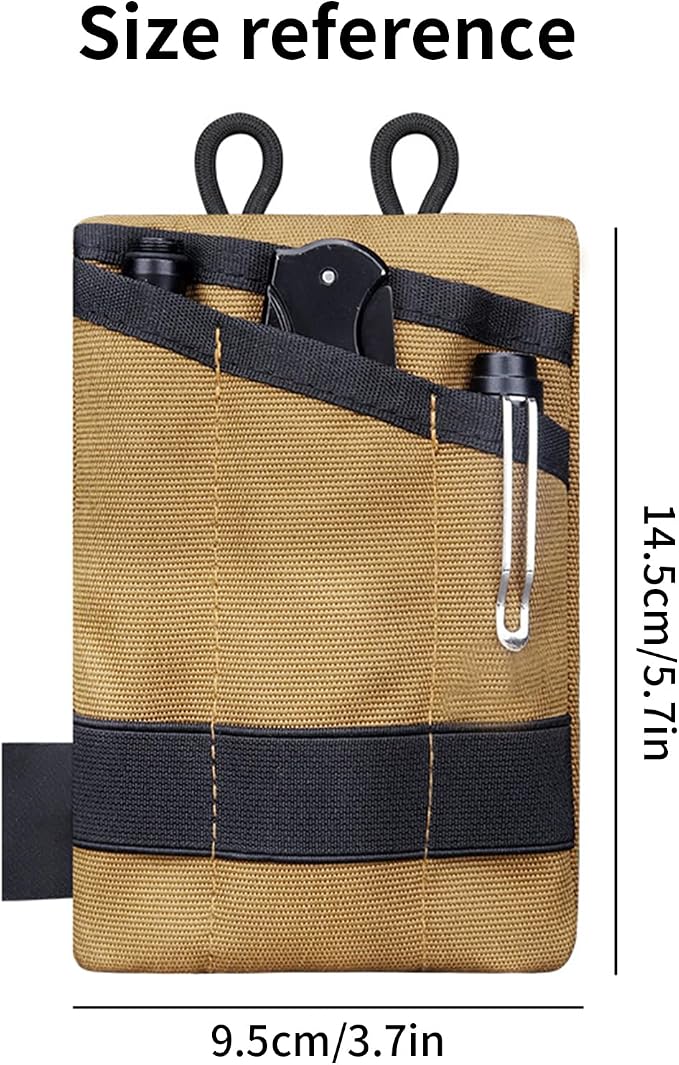 EDC Storage Pouch, Anti-Lost Outdoor Tactical EDC Kit Multi-Function EDC Tool Pouch