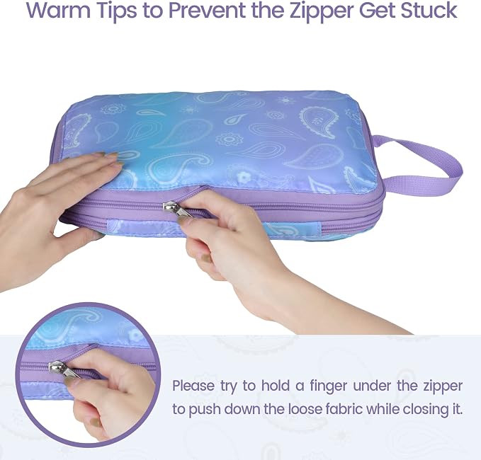Cambond Compression Packing Cubes for Travel - Lightweight Expandable Travel Bags Luggage Organizers Travel Essentials Compression Cubes for Travel Space Saver for Carry on Suitcases Organizer