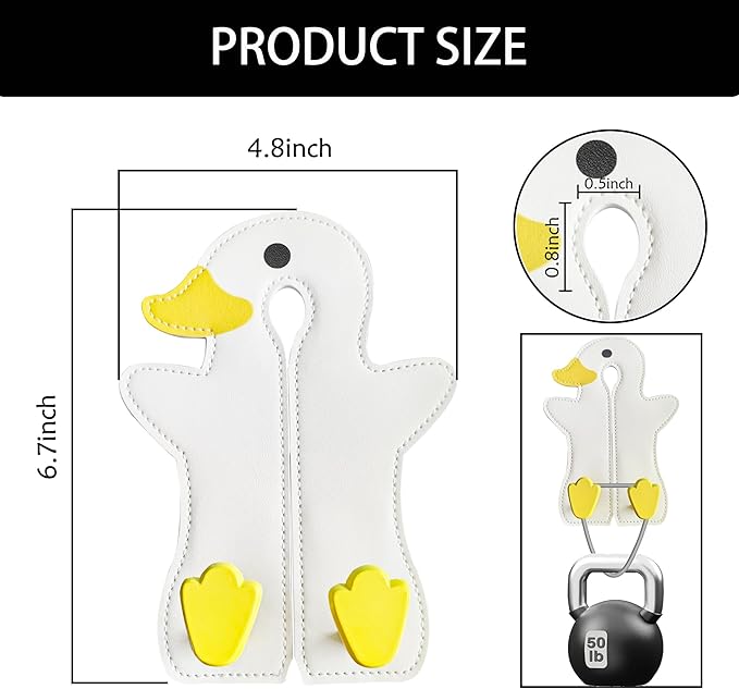 Car Seat Back Hooks - Double Hook Headrest Hanger for Purse, Bags, Groceries & Phone Holder - Universal Fit for Car, SUV, Truck - Heavy Duty Metal & Premium Leather Organizer