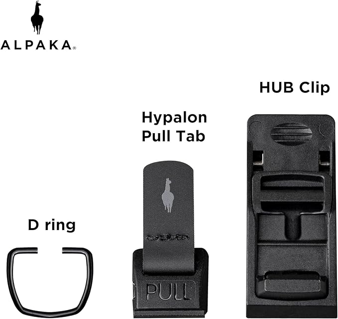 ALPAKA HUB Keychain: Key Organizer with Quick Release System - EDC Tactical Keychain Clip for Belt Backpack & MOLLE - Minimalist Key Holder with Fidlock Magnets - Ideal for Daily Use & Travel