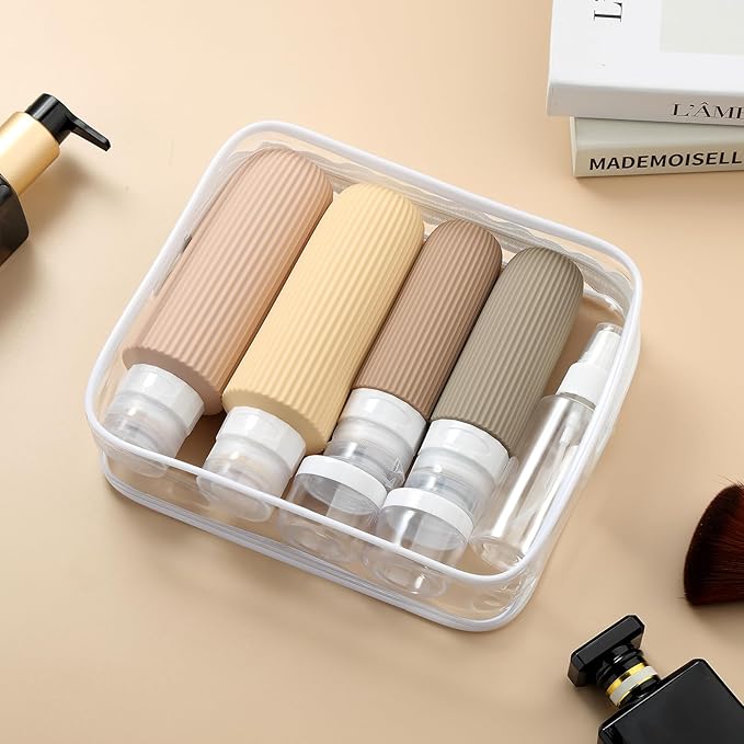 Mrsdry 16 Pack Travel Bottles for Toiletries, Large 6oz Silicone Travel Containers, Leak Proof Refillable Liquid Shampoo And Conditioner Travel Essentials