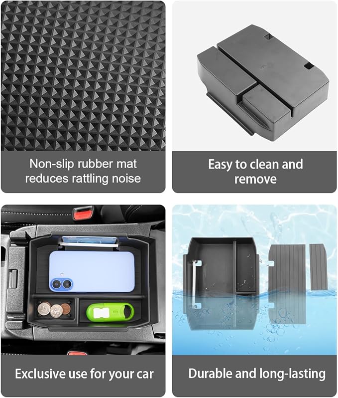 CDEFG for 2026 Subaru Outback Center Console Organizer for 2026 Subaru Outback Accessories Middle Console Organizer Armrest Storage Box