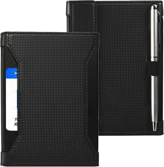 Passport Holder for Travel Essentials, RFID Blocking PU Leather Passport Wallet Cover Card holder Case Passport Book Holders for Women and Men, Black