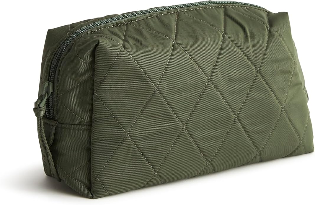 Vera Bradley Women's Performance Twill Medium Cosmetic Makeup Organizer Bag