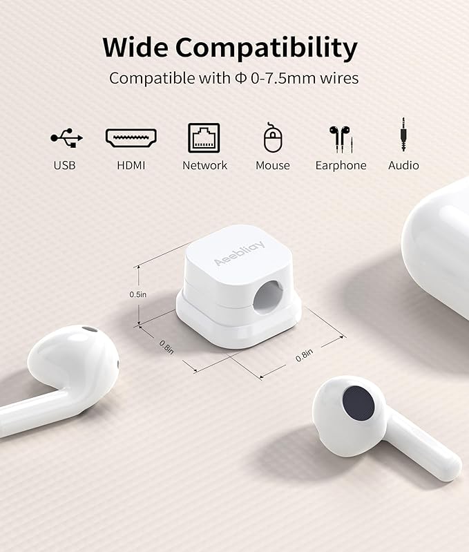 9 Pack Magnetic Cable Clips Cord Organizer,Desk Cable Management Accessories,Cord Clips,Adhesive USB Wire Holder Keeper Organizer for Home Office Desk Phone Car Wall Desktop Nightstand cable organizer